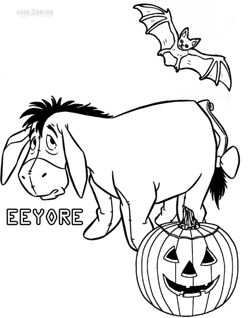 Printable Eeyore Coloring Pages For Kids