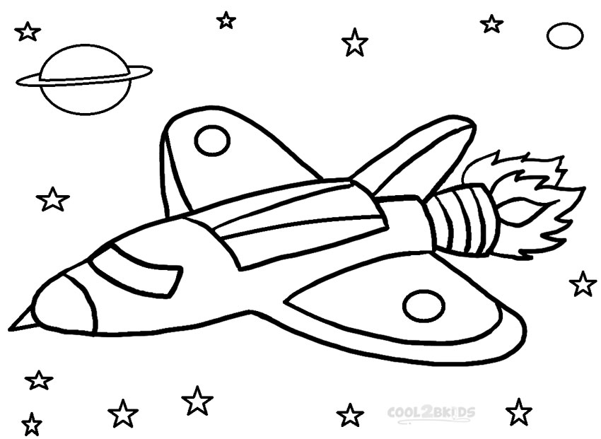 Download Printable Rocket Ship Coloring Pages For Kids