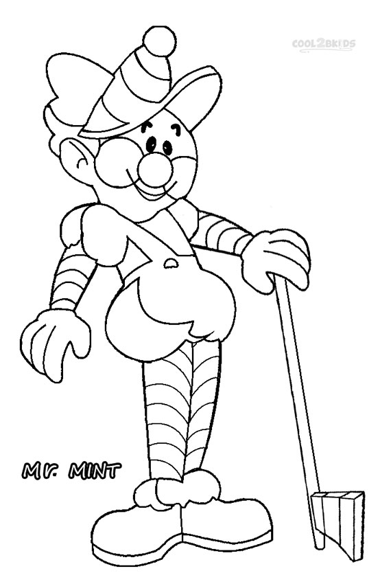 candyland characters plumpy coloring pages
