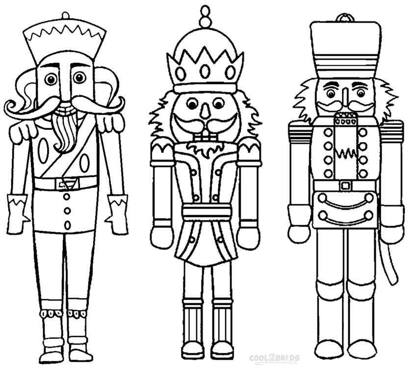 printable nutcracker coloring pages for kids