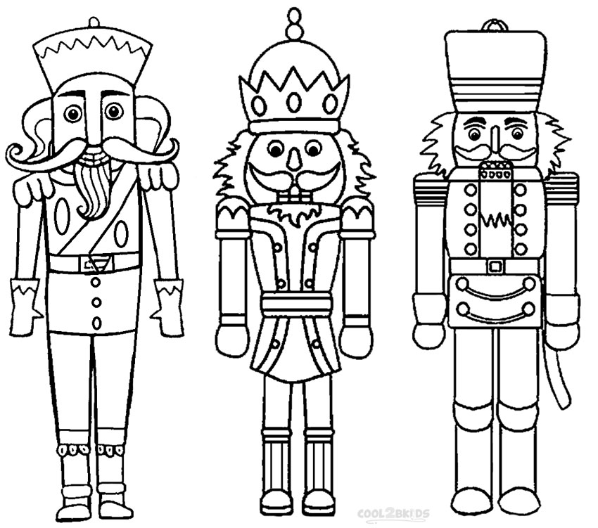 Printable Nutcracker Coloring Pages For Kids