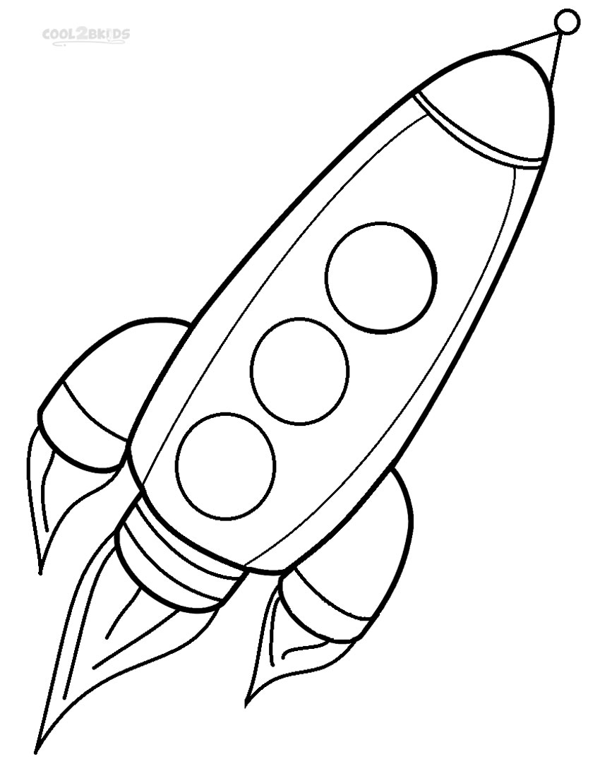 rocketship coloring