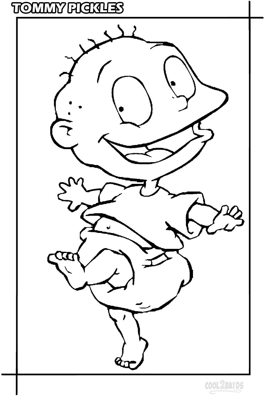 nickelodeon halloween coloring pages