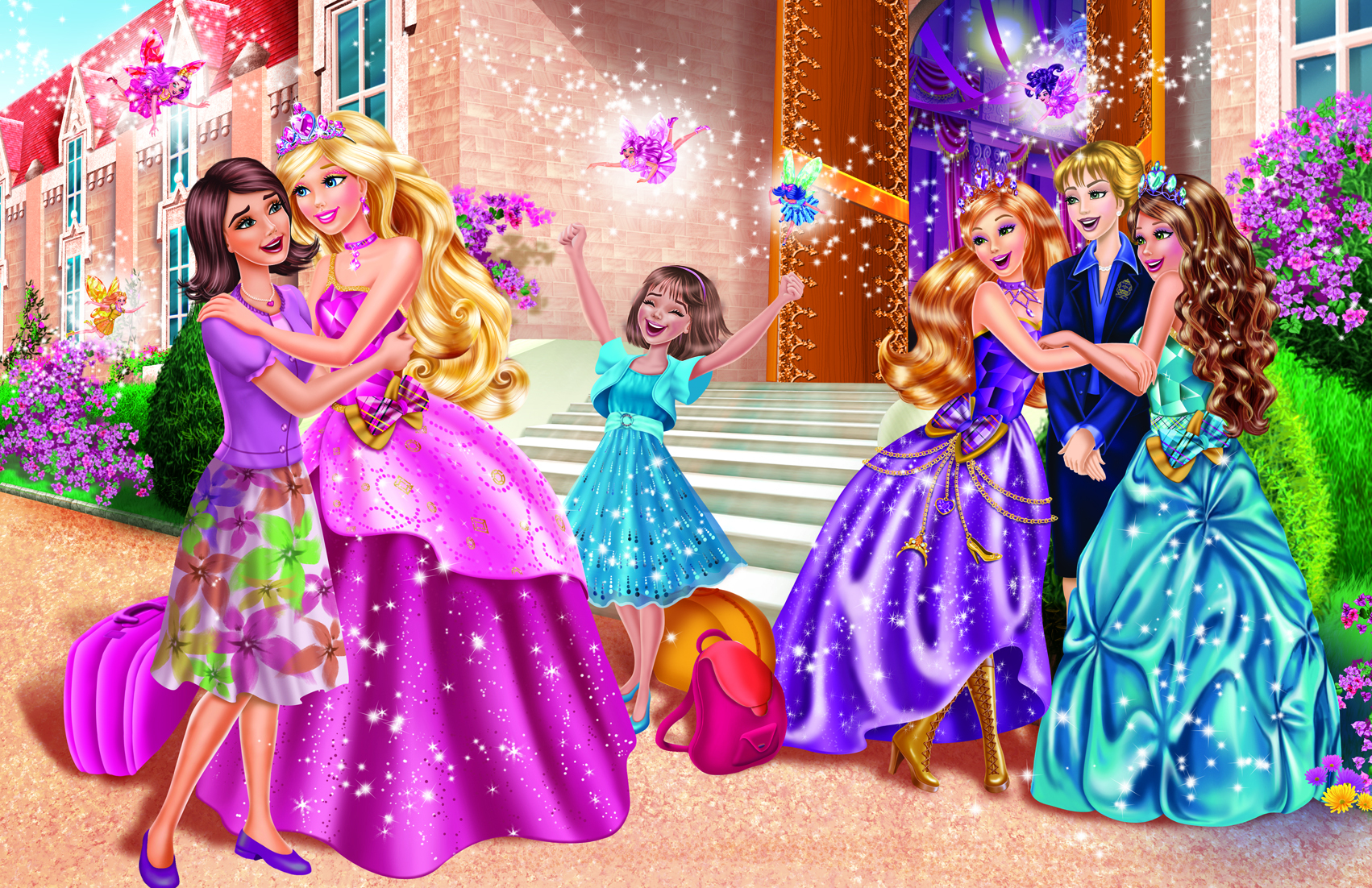 970 Top Coloring Pages Barbie Princess Charm School , Free HD Download