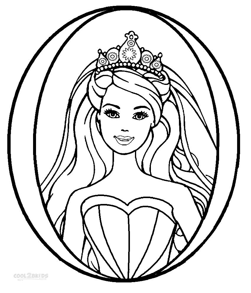 Printable Barbie Princess Coloring Pages For Kids | Cool2bKids | Barbie  coloring pages, Elsa coloring pages, Princess coloring pages