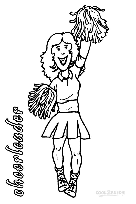 Printable Cheerleading Coloring Pages For Kids | Cool2bKids - Motherhood