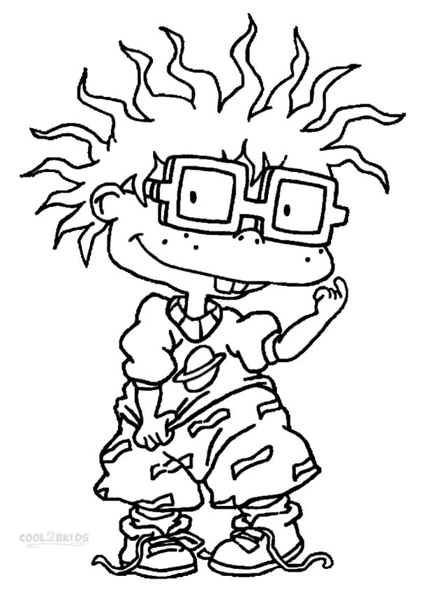 rugrats christmas coloring pages