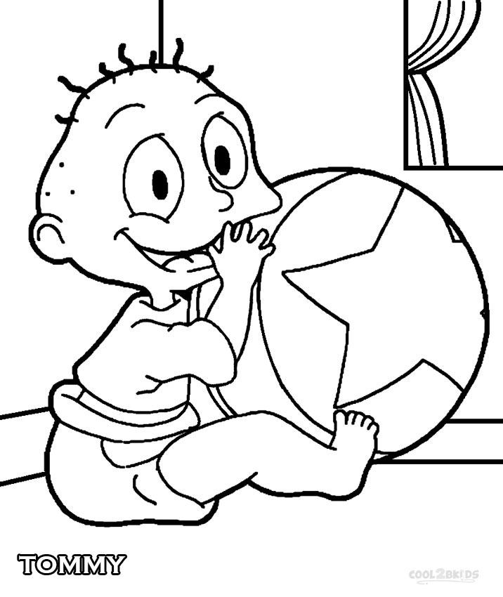 Rugrats Tommy Coloring Pages Coloring Pages