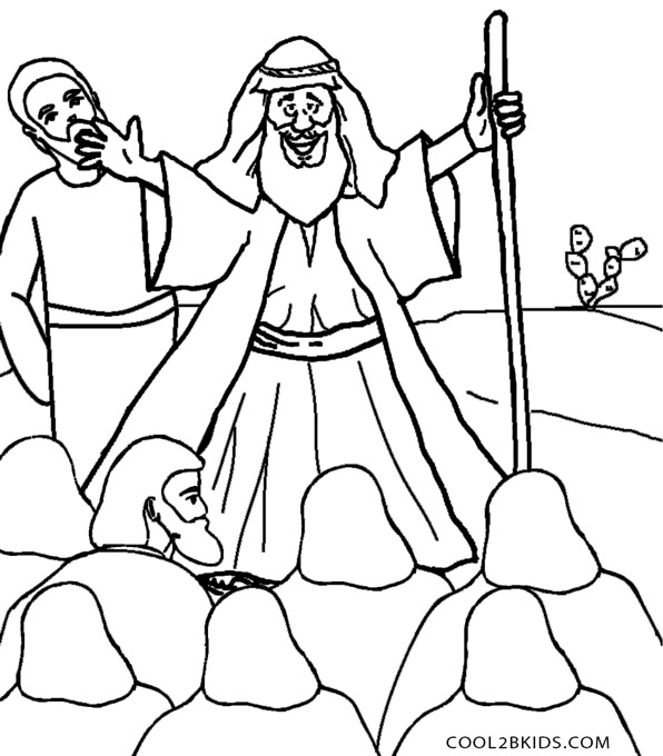 Moses Coloring Pages 5