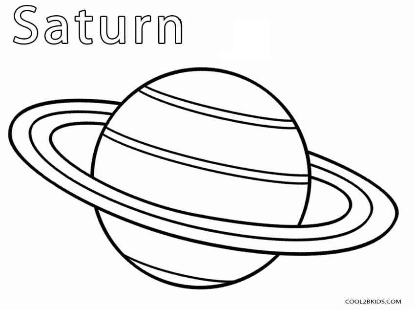 Planets Coloring Pages 7