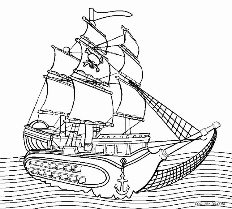 Coloring Pages Of Boats 2