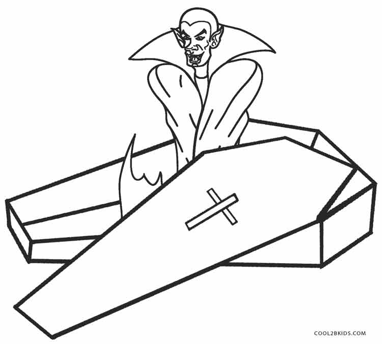 Printable Vampire Coloring Pages For Kids Cool2bKids