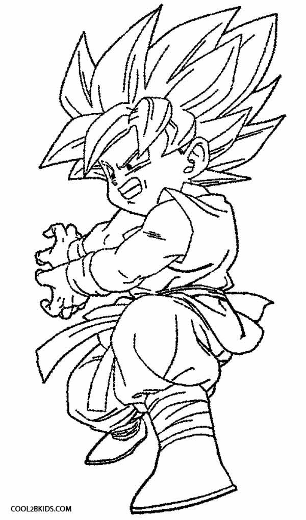 Printable Goku Coloring Pages For Kids - gokus face roblox