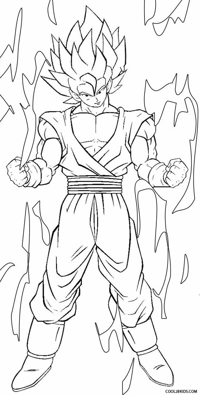 Download Printable Goku Coloring Pages For Kids