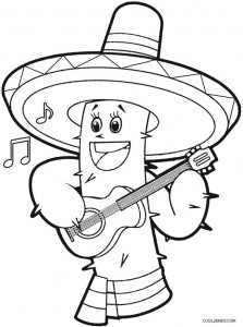 Printable Cinco de Mayo Coloring Pages For Kids