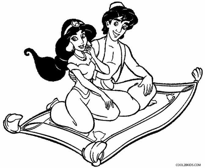 Download Printable Jasmine Coloring Pages For Kids