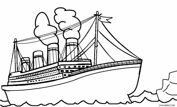 free iceberg coloring pages