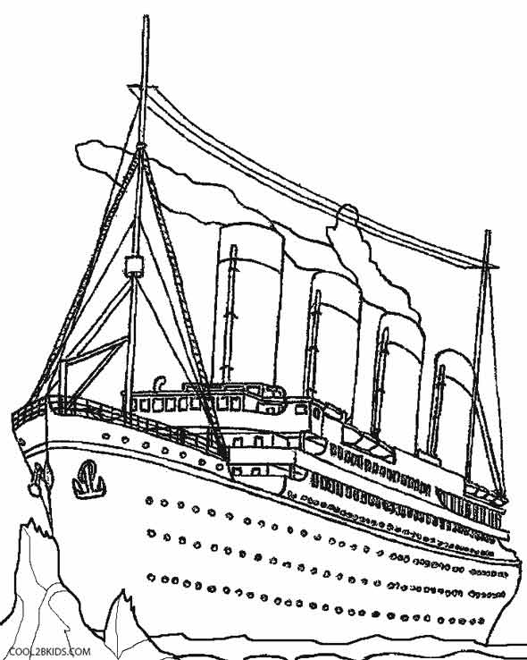 Titanic Coloring Pages 5