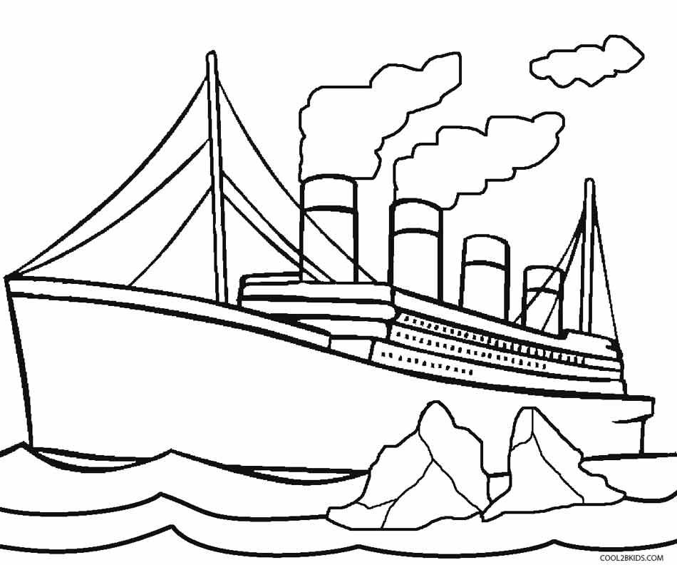 Titanic Coloring Pages 9