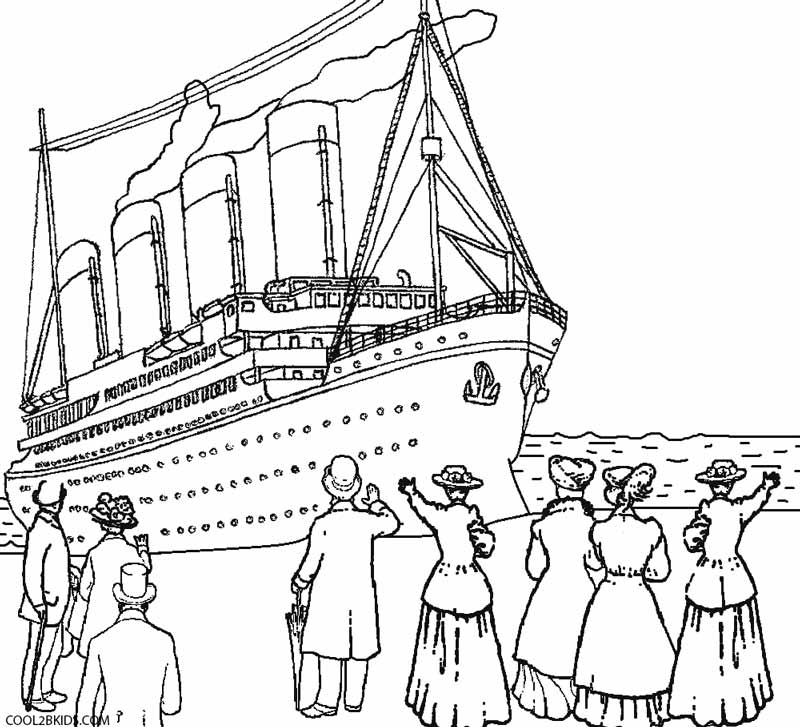 Titanic Coloring Pages 4