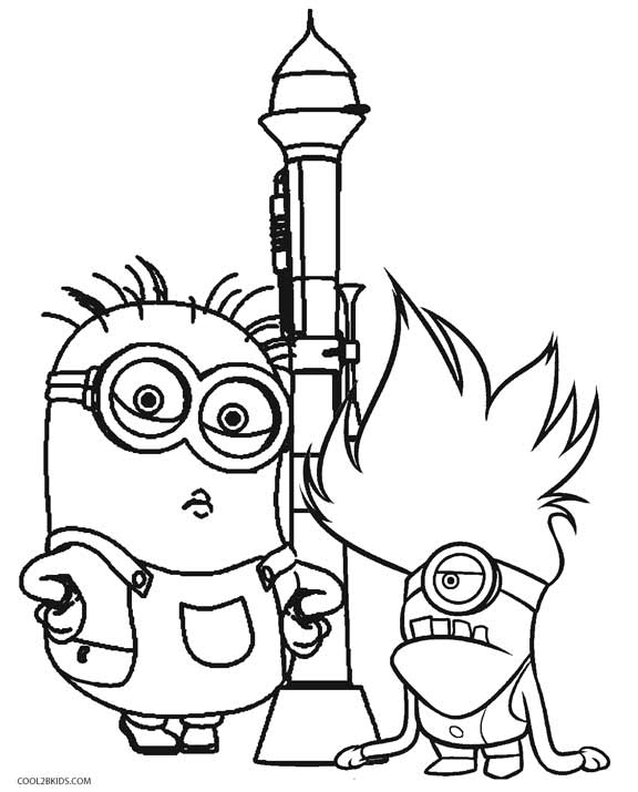 Despicable Me Characters Coloring Pages