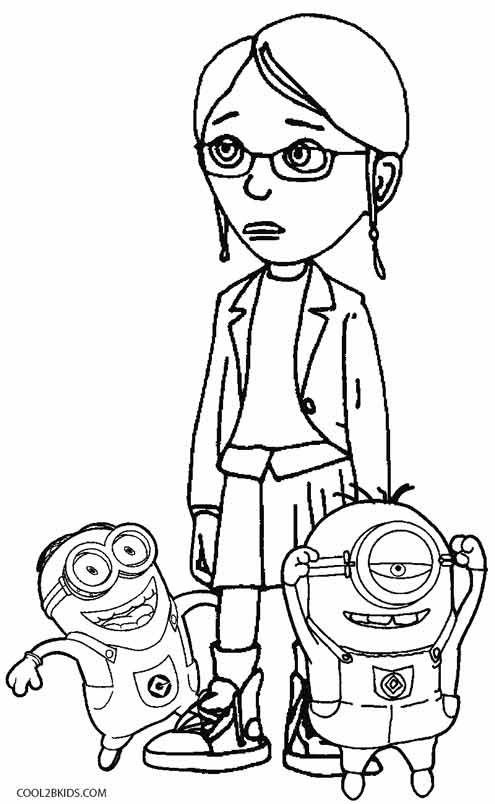 despicable me 2 coloring pages dave