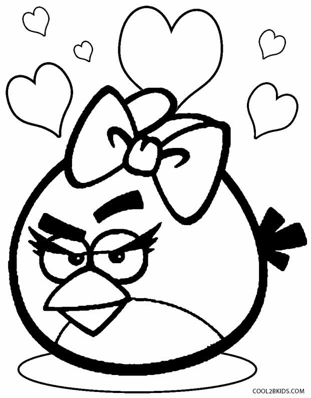 green angry birds coloring pages