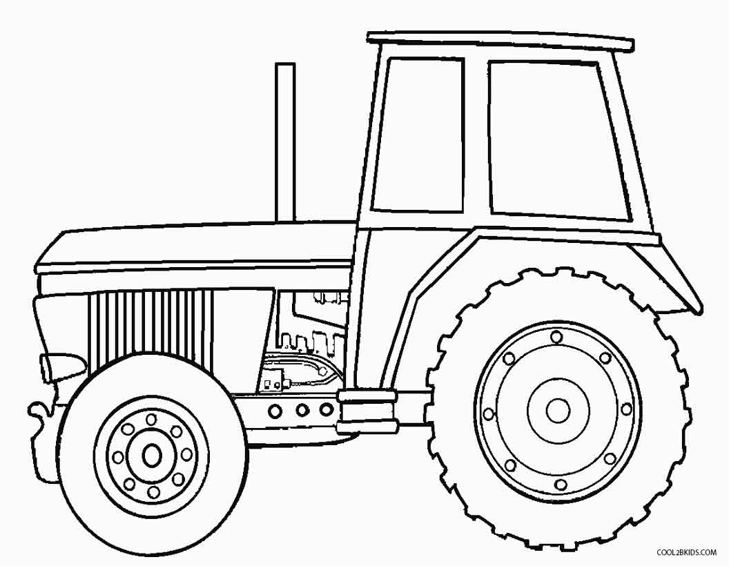 Tractor Coloring Pages 4