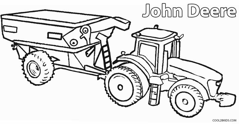 Download Printable John Deere Coloring Pages For Kids | Cool2bKids