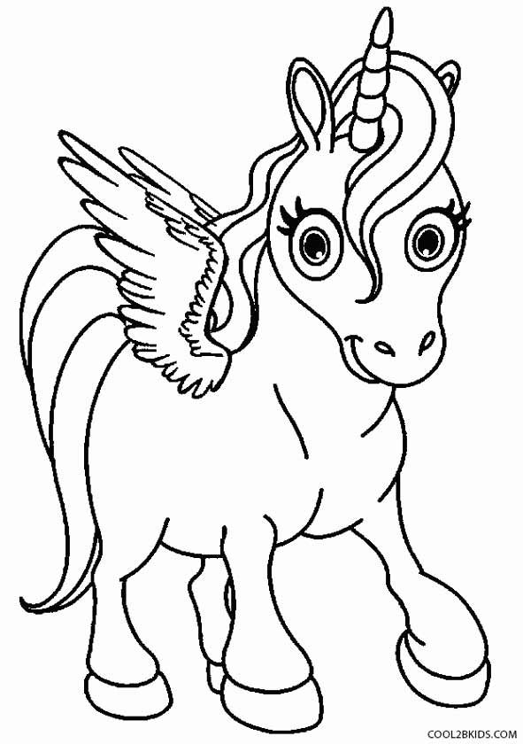Gambar Printable Pegasus Coloring Pages Kids Cool2bkids Unicorn di ...