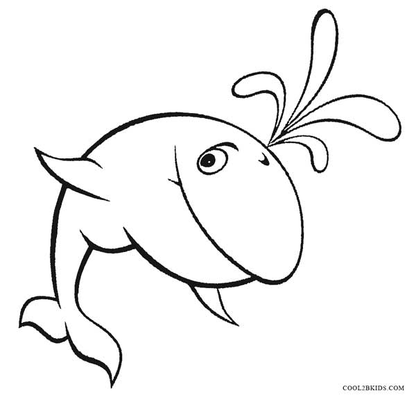 Whale Coloring Pages Kids 10