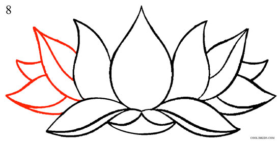 How to Draw a Lotus Flower  A StepbyStep Tutorial for Kids