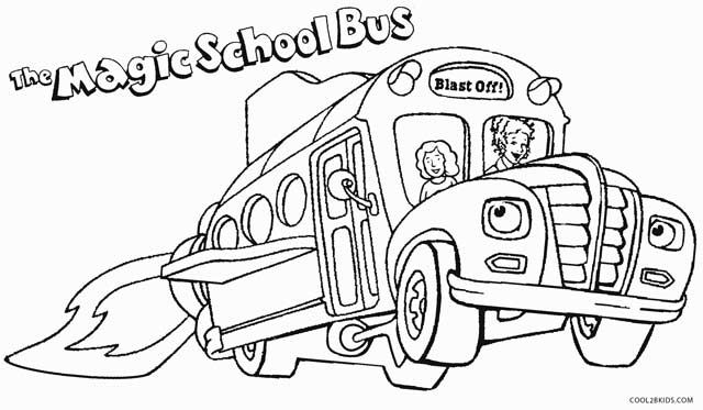 school bus safety for kids coloring pages