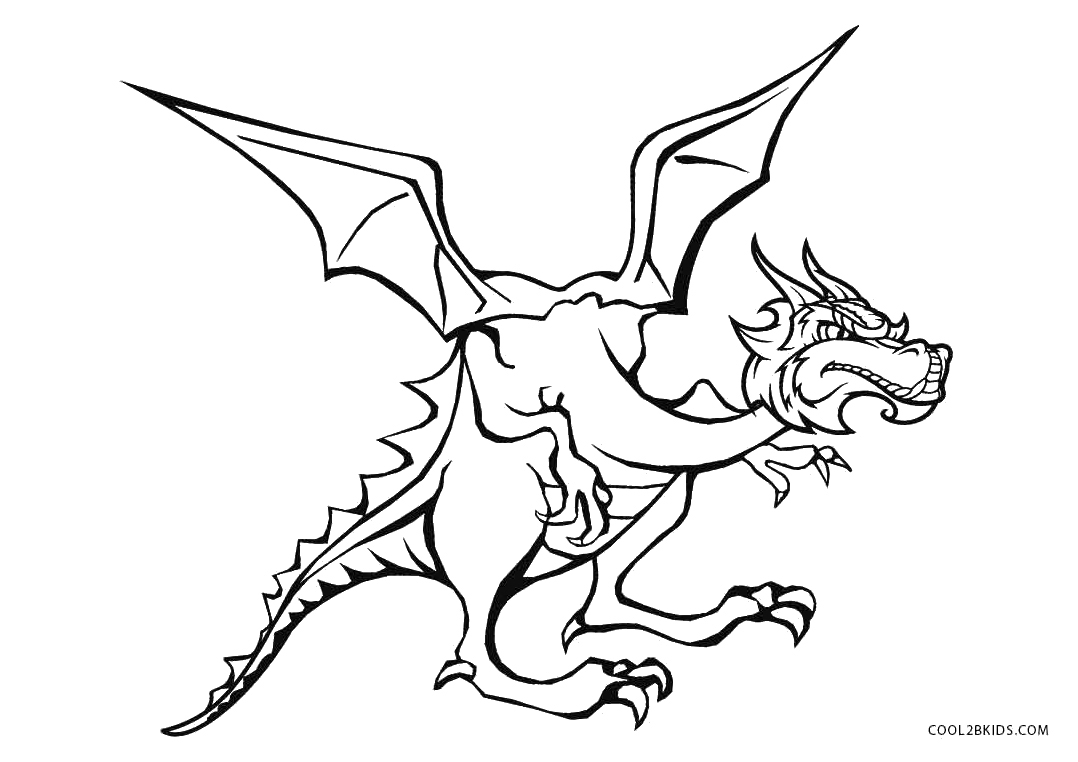 Dragons Coloring Pages To Print