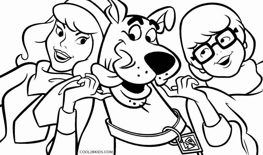 Scooby Doo Characters Coloring Pages