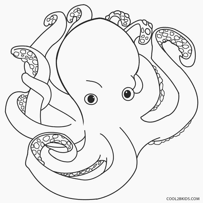 Printable Octopus Coloring Page For Kids | Cool2bKids
