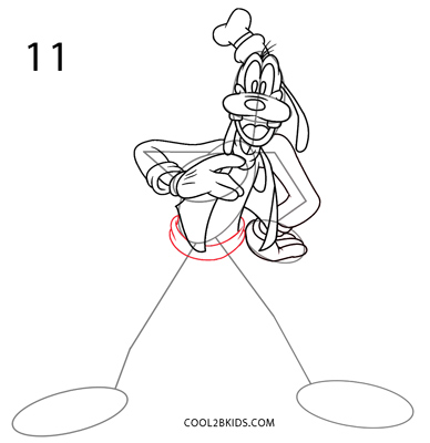 How To Draw Goofy Easy