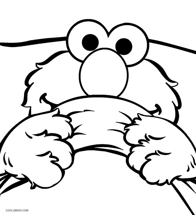 Printable Elmo Coloring Pages For Kids