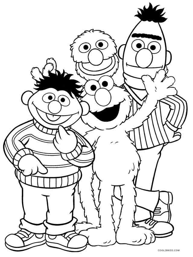 free baby elmo coloring pages