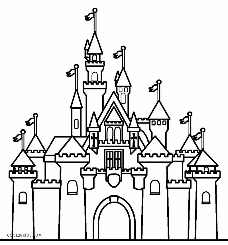 Gambar Printable Castle Coloring Pages Kids Cool2bkids Disney ...