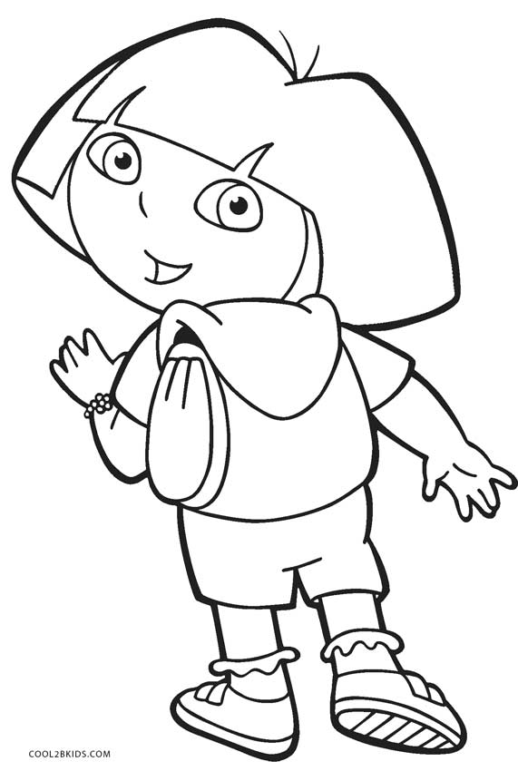670 Collections Dora Coloring Pages Online  Latest