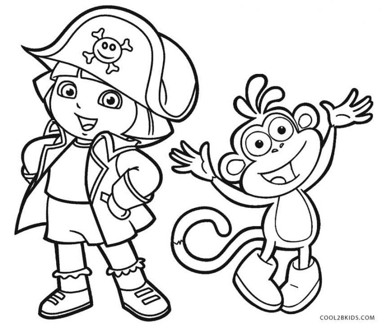 Free Printable Dora Coloring Pages For Kids