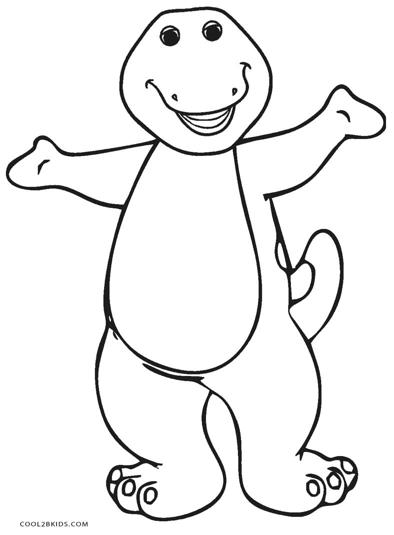Free Printable Barney Coloring Pages For Kids | Cool2bKids