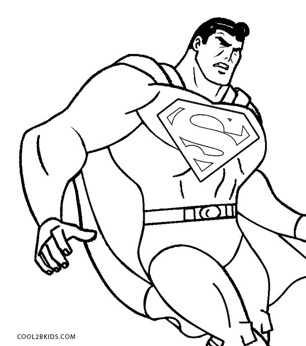 6800 Free Printable Superman Coloring Pages For Adults Pictures
