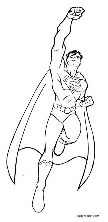 Download Free Printable Superman Coloring Pages For Kids