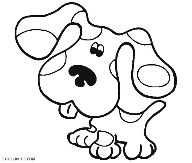 Free Printable Blues Clues Coloring Pages For Kids | Cool2bKids