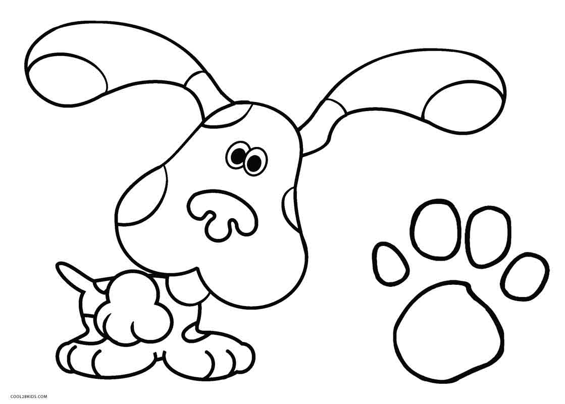 Entrelosmedanos Blues Clues Coloring Pages