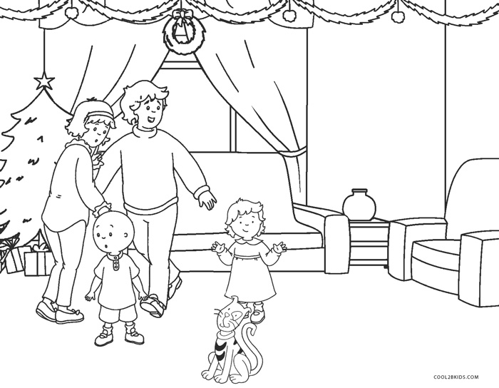 Free Printable Caillou Coloring Pages For Kids