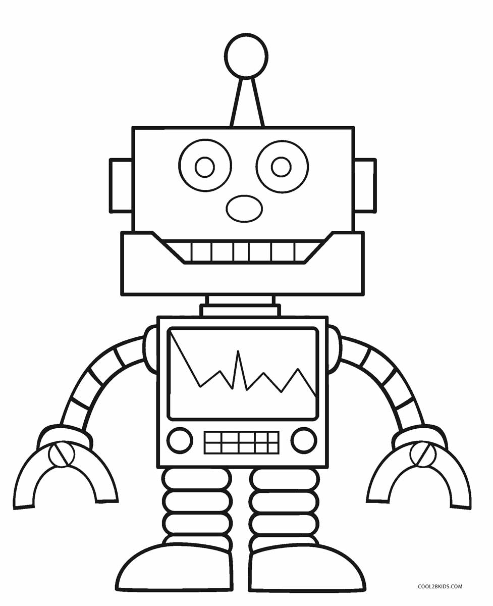 Robot Template Printable