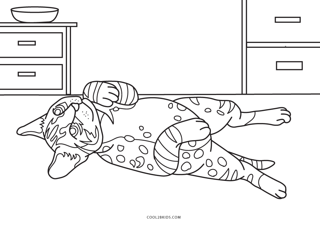 Free Printable Cat Coloring Pages For Kids